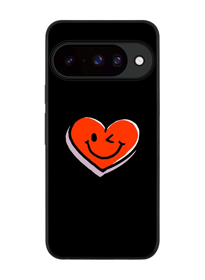 For Google Pixel 10 Case,Slim fit Camera Protection, Shockproof Thin Phone cover  - Winking Heart